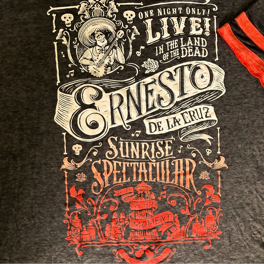 Disney Pixar Coco Ernesto de la Cruz ringer T-Shirt